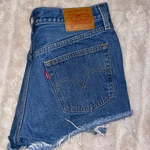 Levi denim shorts